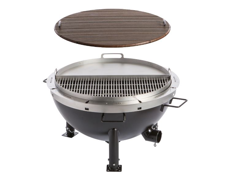 Pioneer Firepit, Lazy Susan, Grill and Griddle