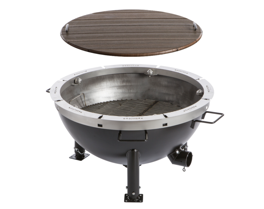 Pioneer Fire Pit with Lazy Susan Center