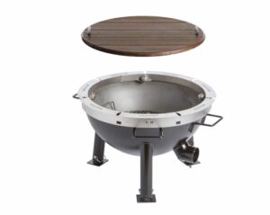 Tailgater Firepit with Lazy Susan center