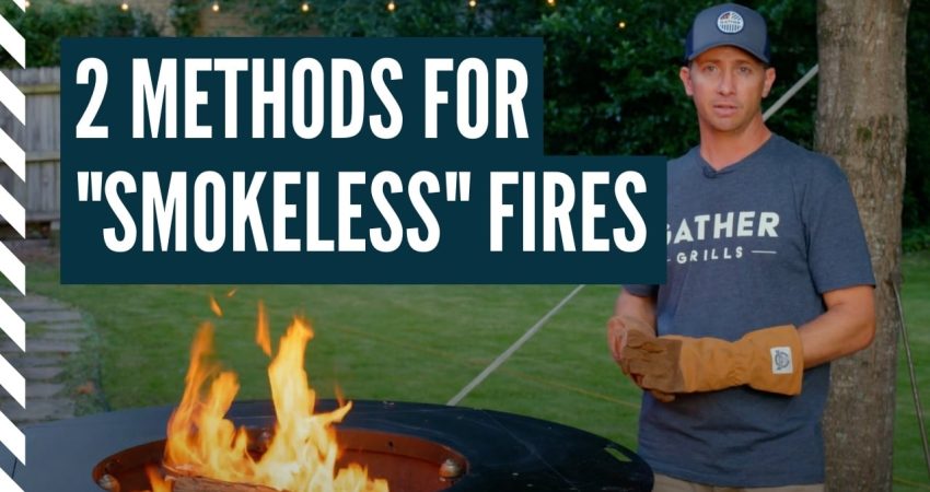 How to Build a Smokeless Fire